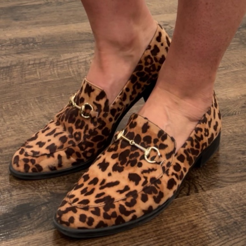 Leopard Print Women's Loafers
